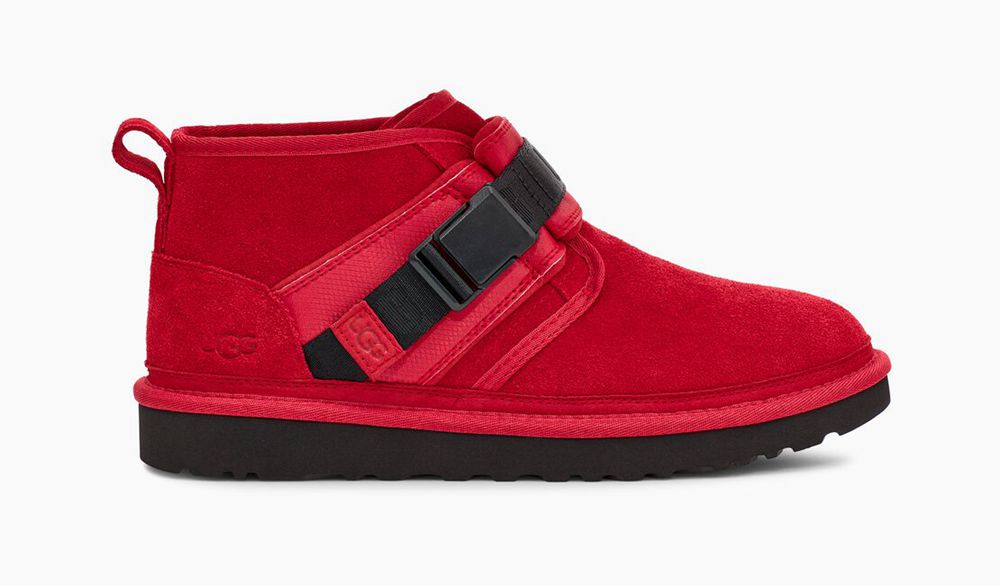 Ugg Neumel Snapback - Mens Chukka Boots - Red - NZ (6587LMFVZ)